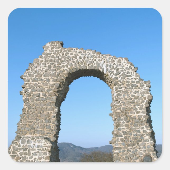 Pegatina Cuadrada Rolandsbogen (Anverso)