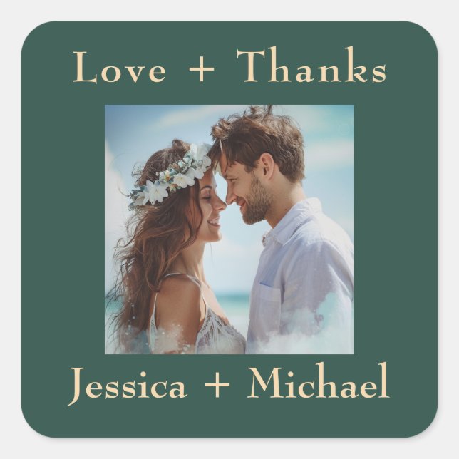 Pegatina Cuadrada 🌹 Romance: el esplendor del Art Nouveau (Anverso)