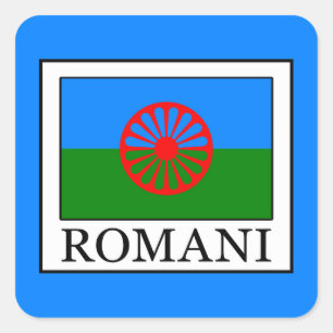 Pegatina Cuadrada Romani