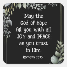 Romanos 15:13 Dios de Esperanza Biblia Cristiana V