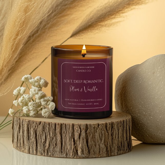 Pegatina Cuadrada Romantic Luxury Love Design - Velvet Kiss Candle  (Subido por el creador)
