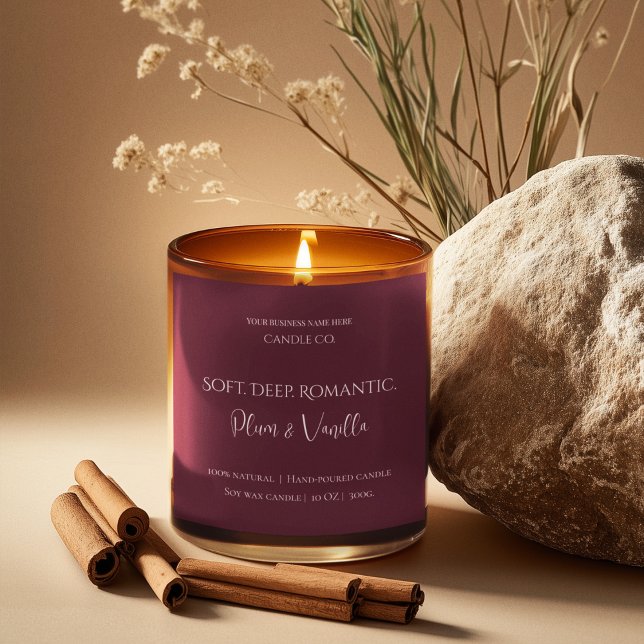 Pegatina Cuadrada Romantic Luxury Love Design - Velvet Kiss Candle  (Subido por el creador)