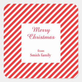 Pegatina Cuadrada Ropa blanca y roja