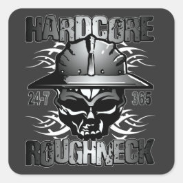 PEGATINA CUADRADA ROQUERO HARDCORE