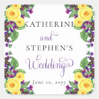 Rosas Amarillas | Violets Boho Floral Boda