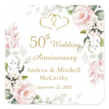 Rosas Foliage Hearts 50th Boda Aniversario