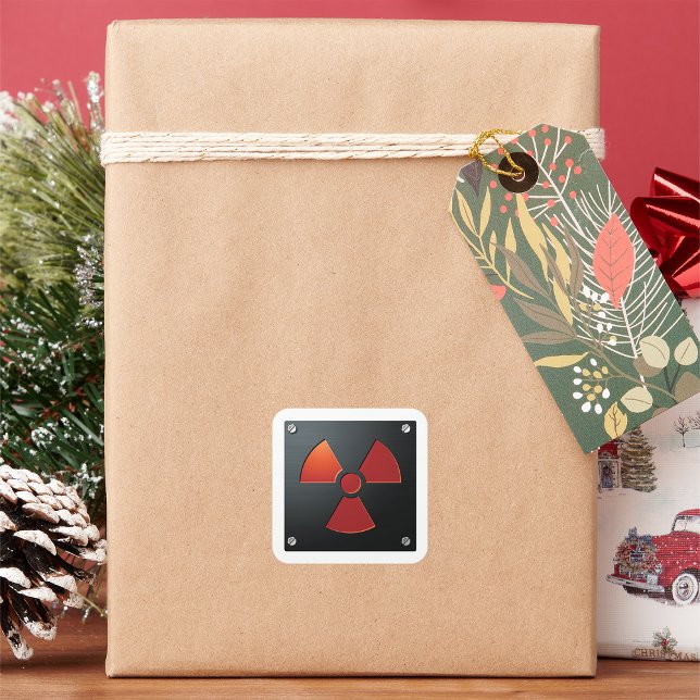 Pegatina Cuadrada Rótulo de actividad de radio (Subido por el creador)