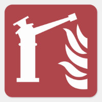 Rótulo de seguridad del monitor de incendios