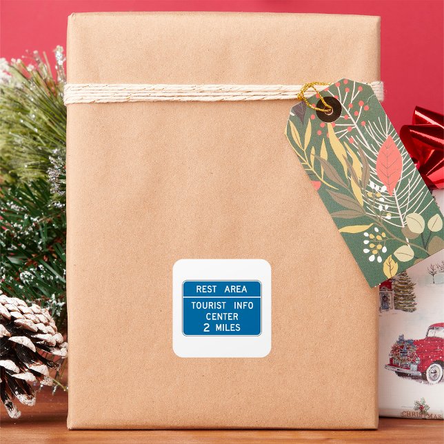 Pegatina Cuadrada Rótulo del Centro de Información Turística (Subido por el creador)