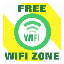 Rótulo WiFi Zone gratis