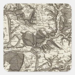 Pegatina Cuadrada Rouen