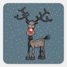 Rudolf the Reindeer tiene ojos locos