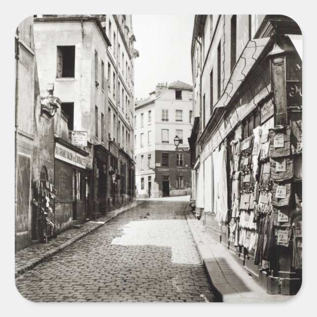 Pegatina Cuadrada Rue de l'Arbalete (Anverso)