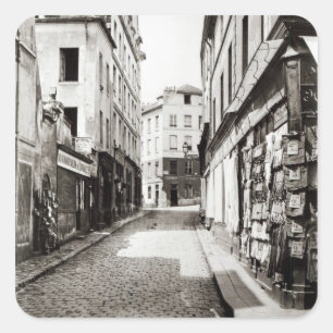 Pegatina Cuadrada Rue de l'Arbalete