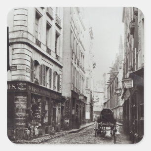 Pegatina Cuadrada Rue Saint-Severin