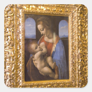 Pegatina Cuadrada Rusia, San Petersburgo, La ermita (también conocid