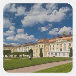 Pegatina Cuadrada Rusia, San Petersburgo, Peterhof, Gran Palacio
