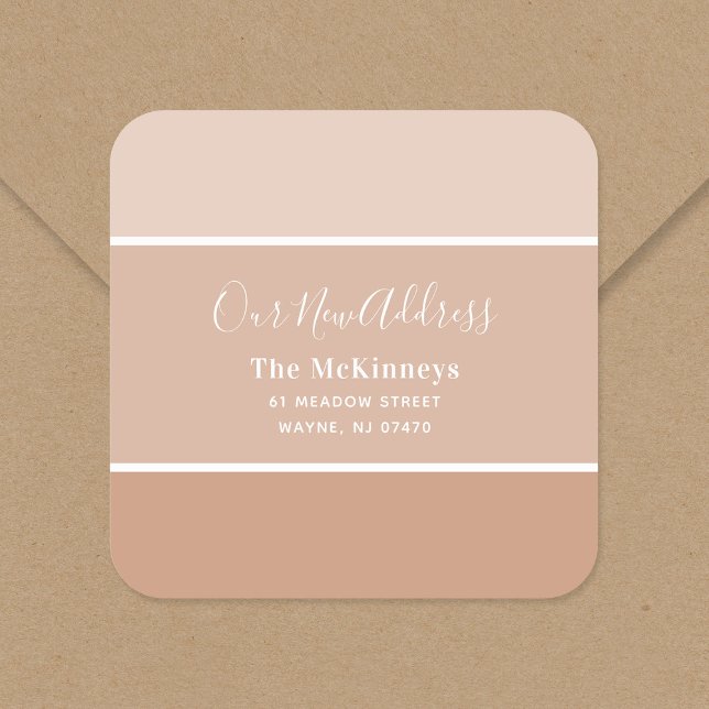 Pegatina Cuadrada Rust Paint Swatch Nueva dirección (Subido por el creador)