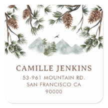 Rustic Mountains Boy Baby Shower