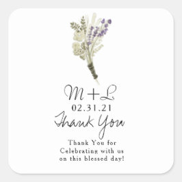 Pegatina Cuadrada Rústica cubrecama de agua minimalista