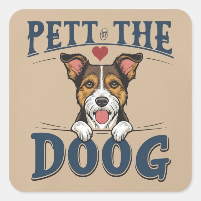 Pegatina Cuadrada Rutas antes de todo (Anverso)