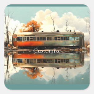 Pegatina Cuadrada RV Thunder_Cove