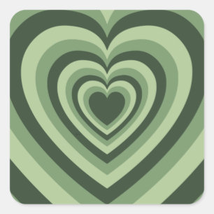 Pegatina Cuadrada Sage Green Latte Love Coffee Funda-Mate iPhon