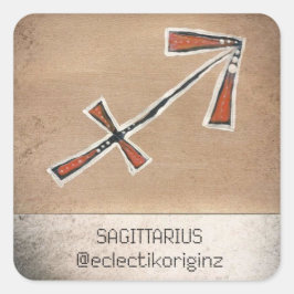 Pegatina Cuadrada Sagittarius