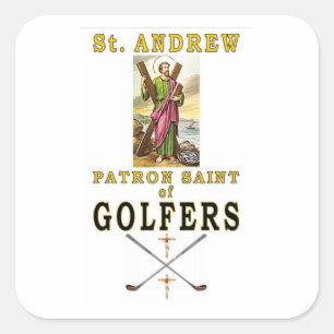 PEGATINA CUADRADA SAINT ANDREW