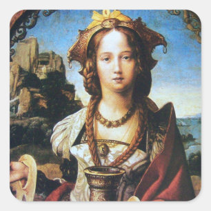 PEGATINA CUADRADA SAINT MARIA MAGDALENE