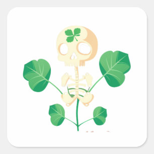 Pegatina Cuadrada Saint Patricks Shenanigans
