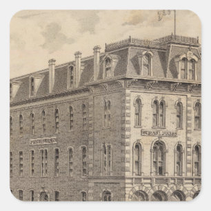 Pegatina Cuadrada Saint Paul presiona a la compañía