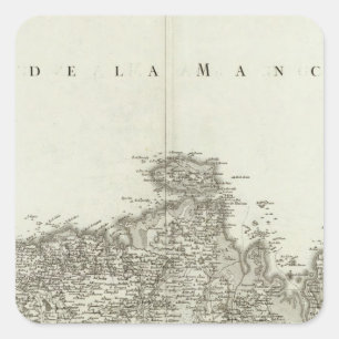 Pegatina Cuadrada Saint Polde Leon