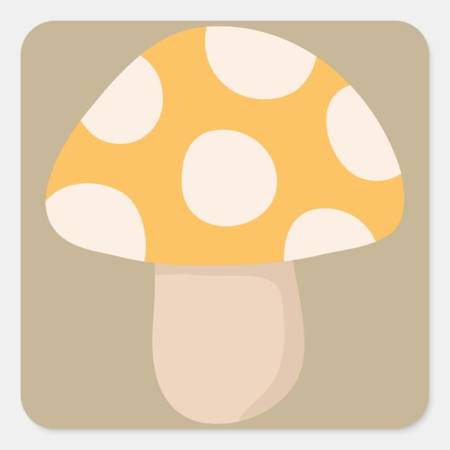 Pegatina Cuadrada Salmus porcino (Anverso)