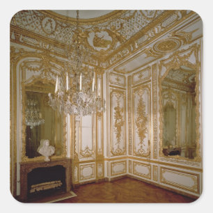 Pegatina Cuadrada Salón de Musique (Sala de Música) de Adelaida, Pri