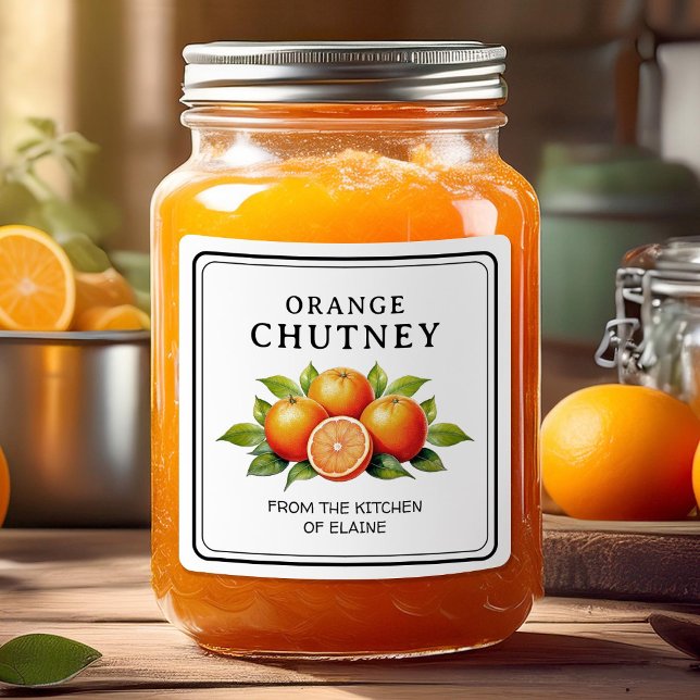 Pegatina Cuadrada Salsa de naranja (Subido por el creador)