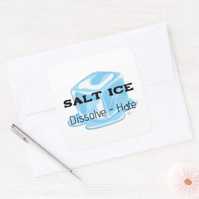 Pegatina Cuadrada Salt Ice Sticker (Sobre)