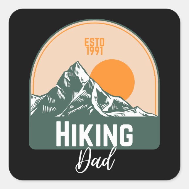 Pegatina Cuadrada Salto (Anverso)