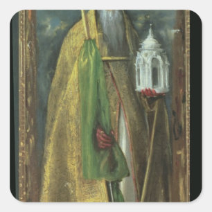 Pegatina Cuadrada San Agustín de Hippo 1590