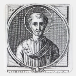 Pegatina Cuadrada San Cornelio