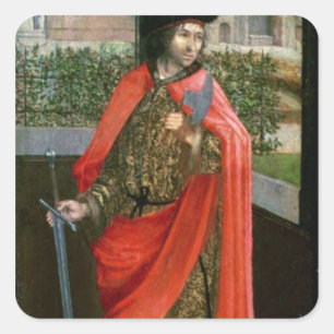 Pegatina Cuadrada San Crispín, siglo XVI