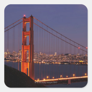 Pegatina Cuadrada San Francisco, California