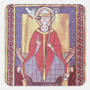 Pegatina Cuadrada San Gregorio