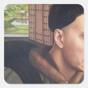 Pegatina Cuadrada San Ivo , detalle de la ventana