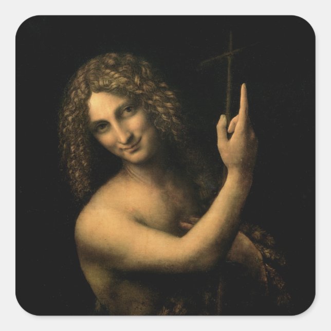Pegatina Cuadrada San Juan Bautista, 1513-16 (Anverso)