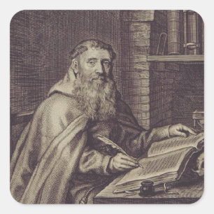 Pegatina Cuadrada San Pablo el Apóstol - Legado Escrítural del Arte