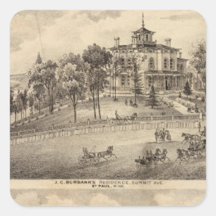 Pegatina Cuadrada San Pablo, Minnesota