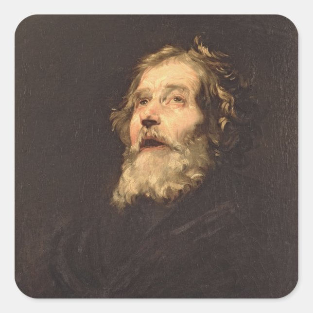 Pegatina Cuadrada San Pedro (Anverso)