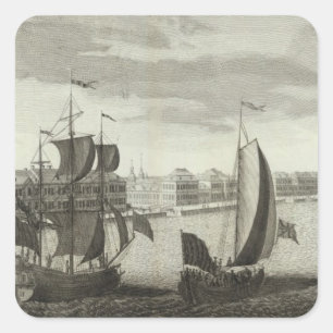 Pegatina Cuadrada San Petersburgo, Rusia 2