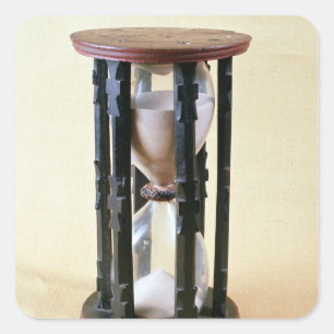 Pegatina Cuadrada Sandglass, siglo XVII